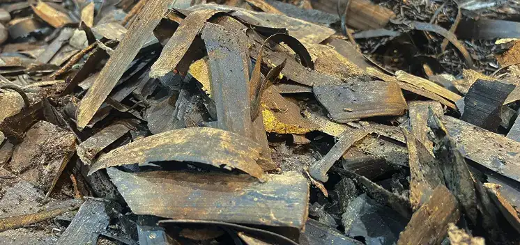 Borracha granulada resultante do processamento de pneus reciclados